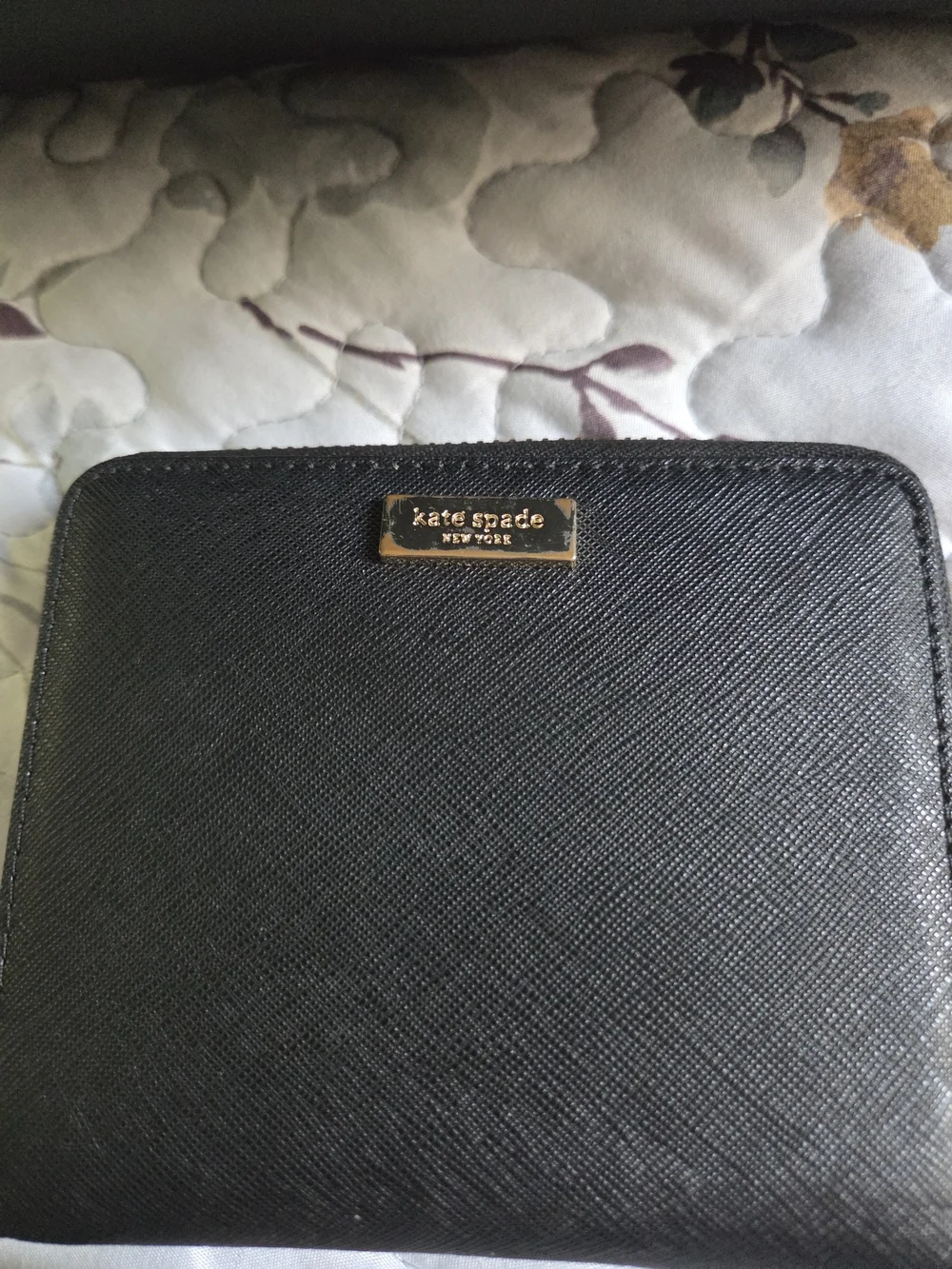 Kate Spade Black Saffiano Leather Tote with Matching Wallet